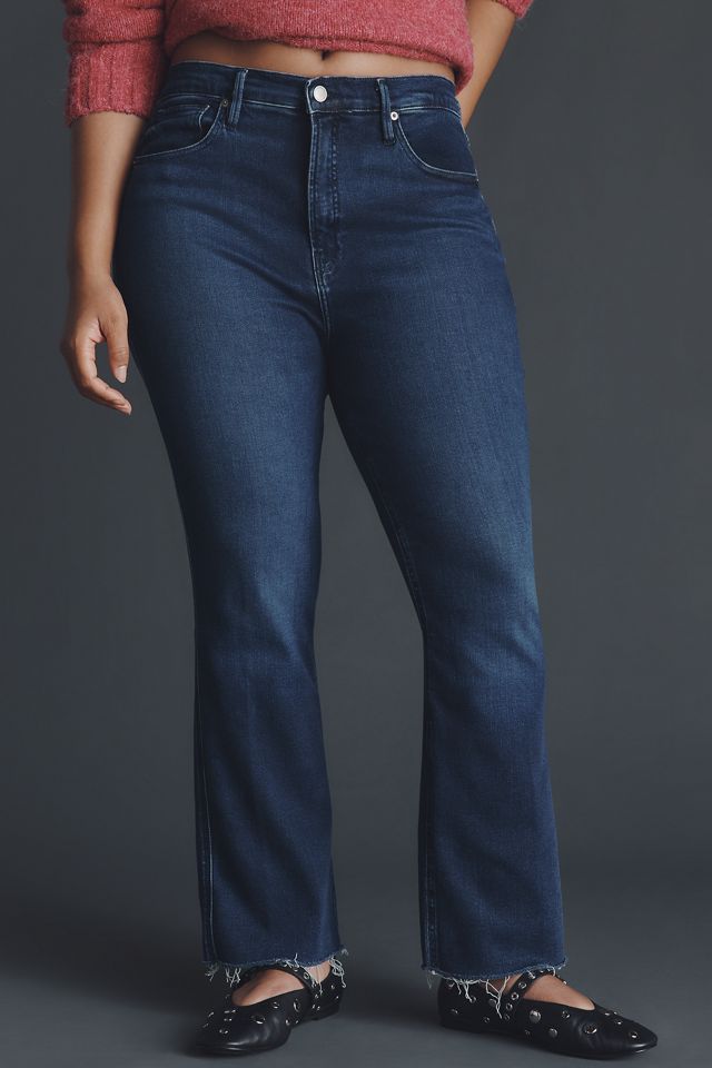 Good American Soft Tech Good Standard Kick-Flare Jeans #5