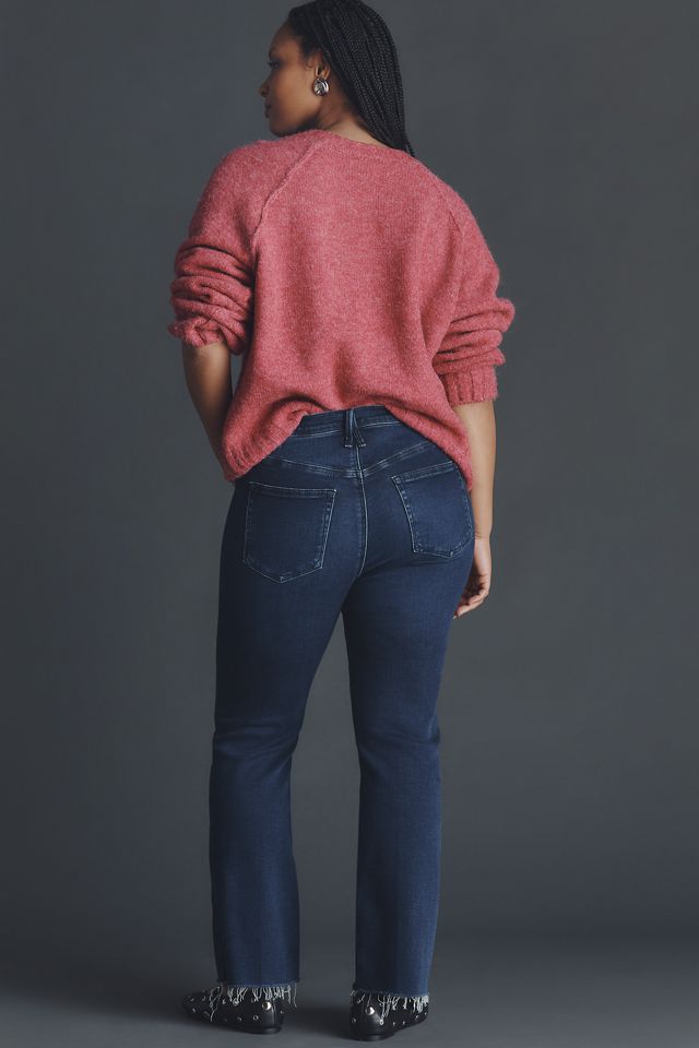 Good American Soft Tech Good Standard Kick-Flare Jeans #6