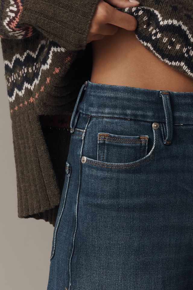 Good American Soft Tech Good Waist Palazzo Crop Jeans #2
