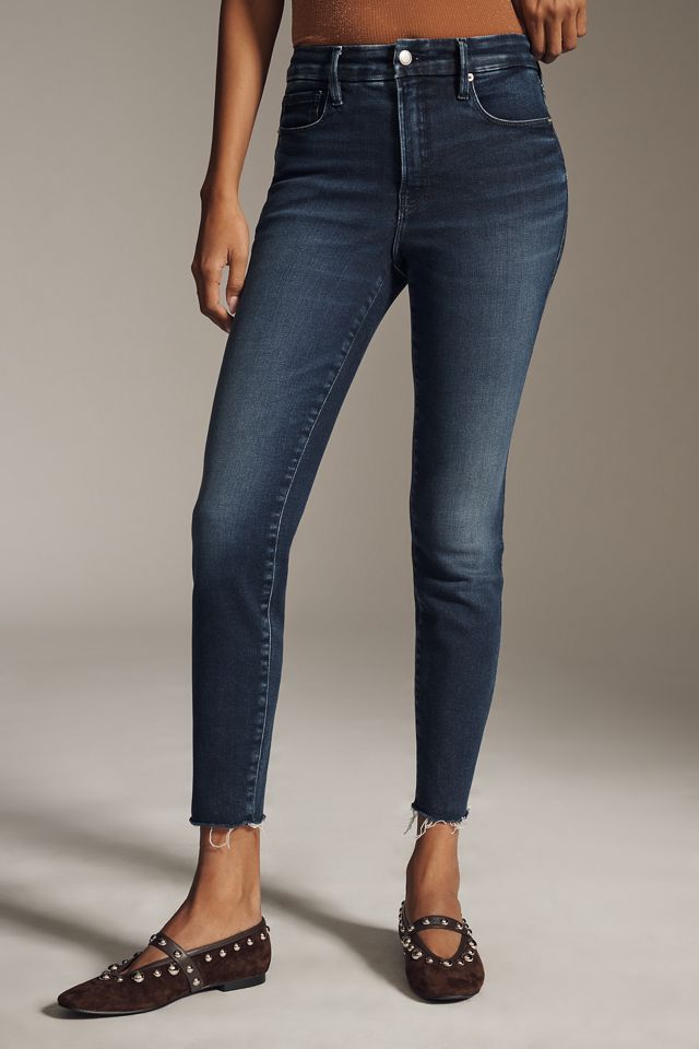 Good American Good Skate High-Rise Crop Skinny Jeans #1