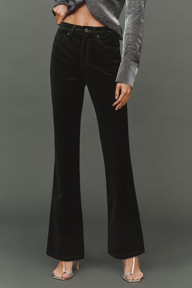 Good American Velvet Good High-Rise Kick-Flare Pant #1
