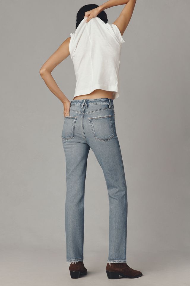 Good American Soft Tech Good Curve High-Rise Straight Jeans #3