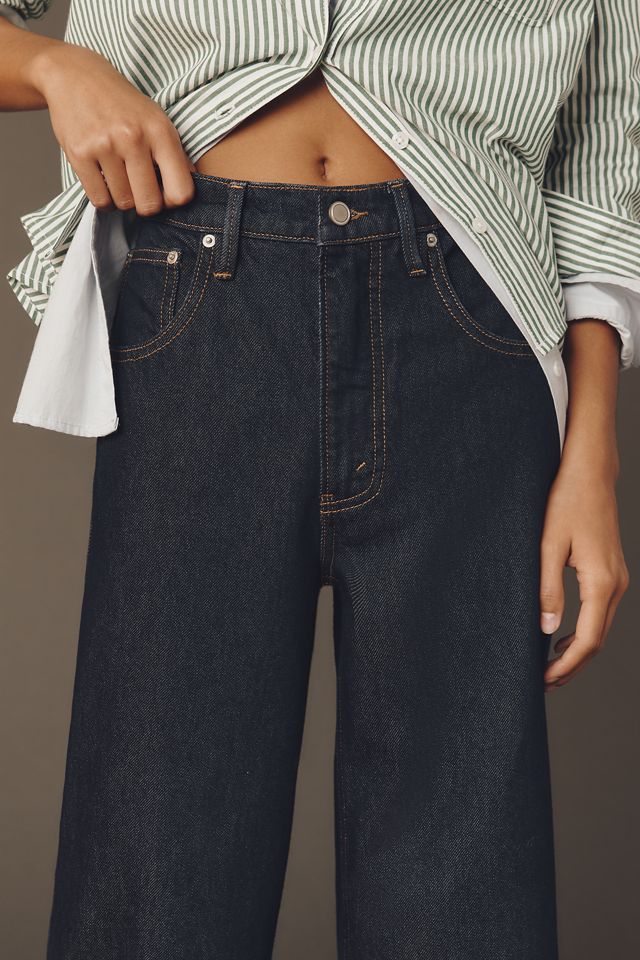 Good American Good Standard Low-Rise Baggy Cuffed Jeans #2