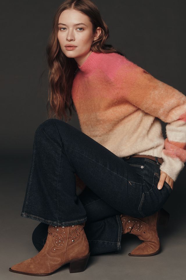 Good American Good Petite High-Rise Flare Jeans #1