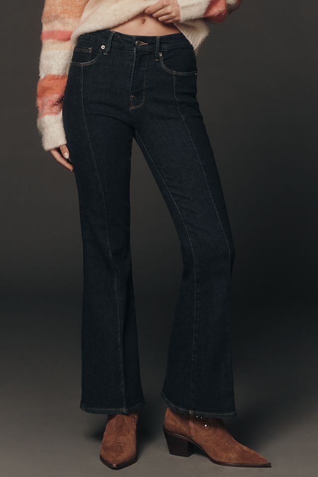 Good American Good Petite High-Rise Flare Jeans #3