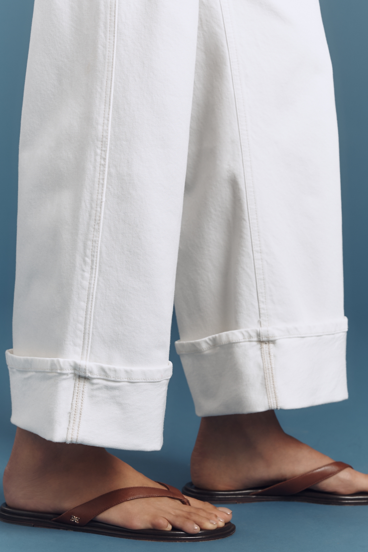 Good American Soft Tech Crop Straight-Leg Jeans