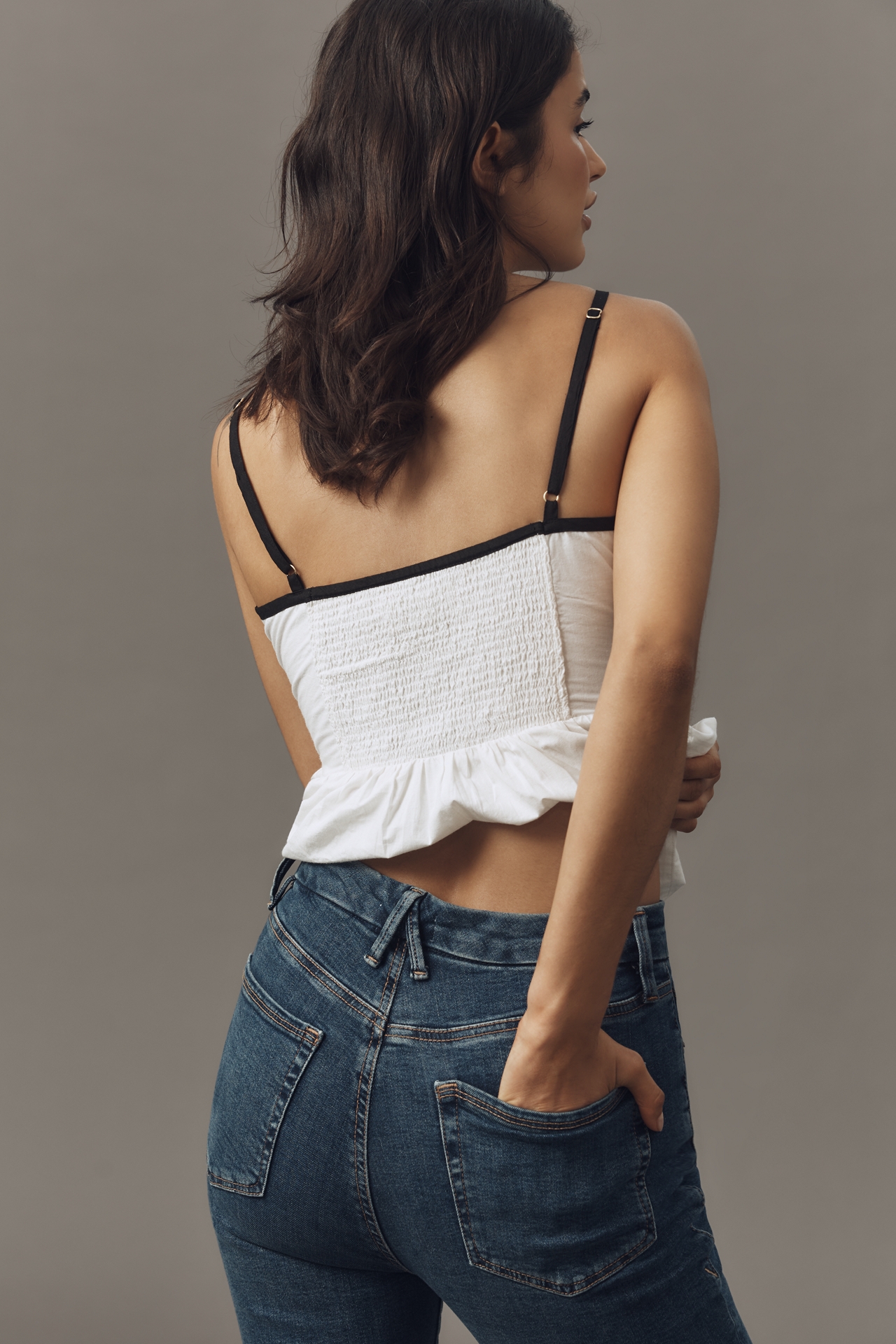 Good American Capri High-Rise Slim Jeans