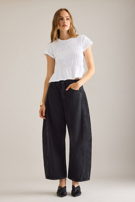 Good American Extreme Barrel Jeans