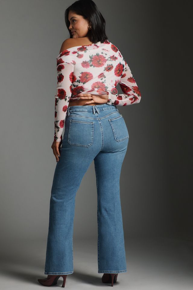 Good American Jeans a Zampa a Vita Alta Good Legs #6
