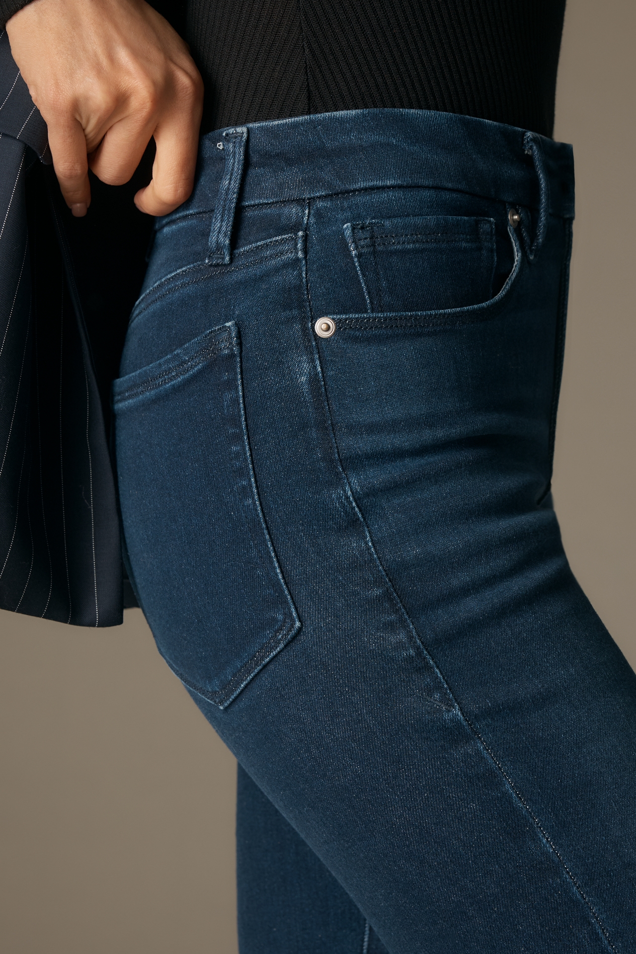 Good American Legs High Rise Flare Jeans