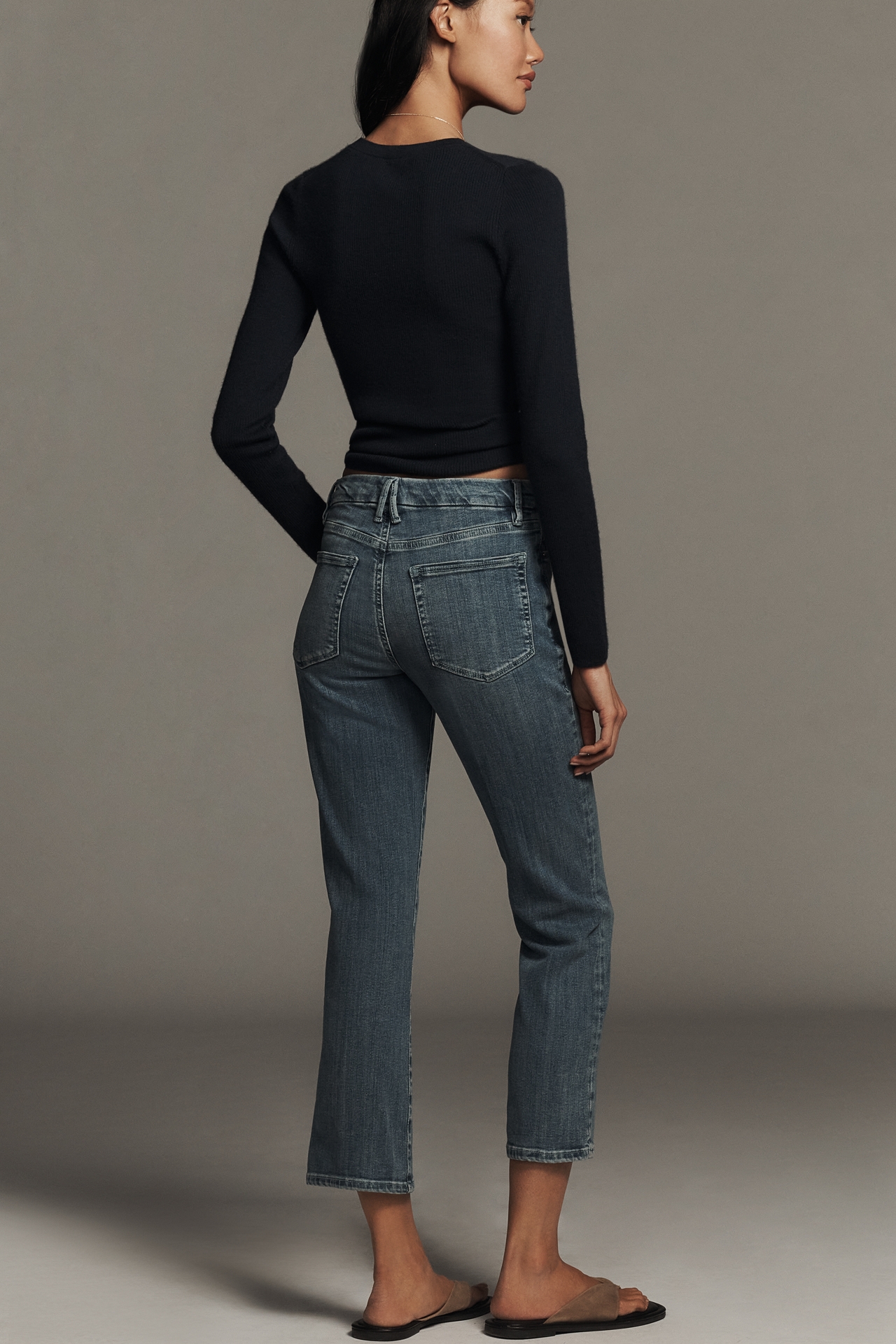 Good American Legs High-Rise Straight Jeans