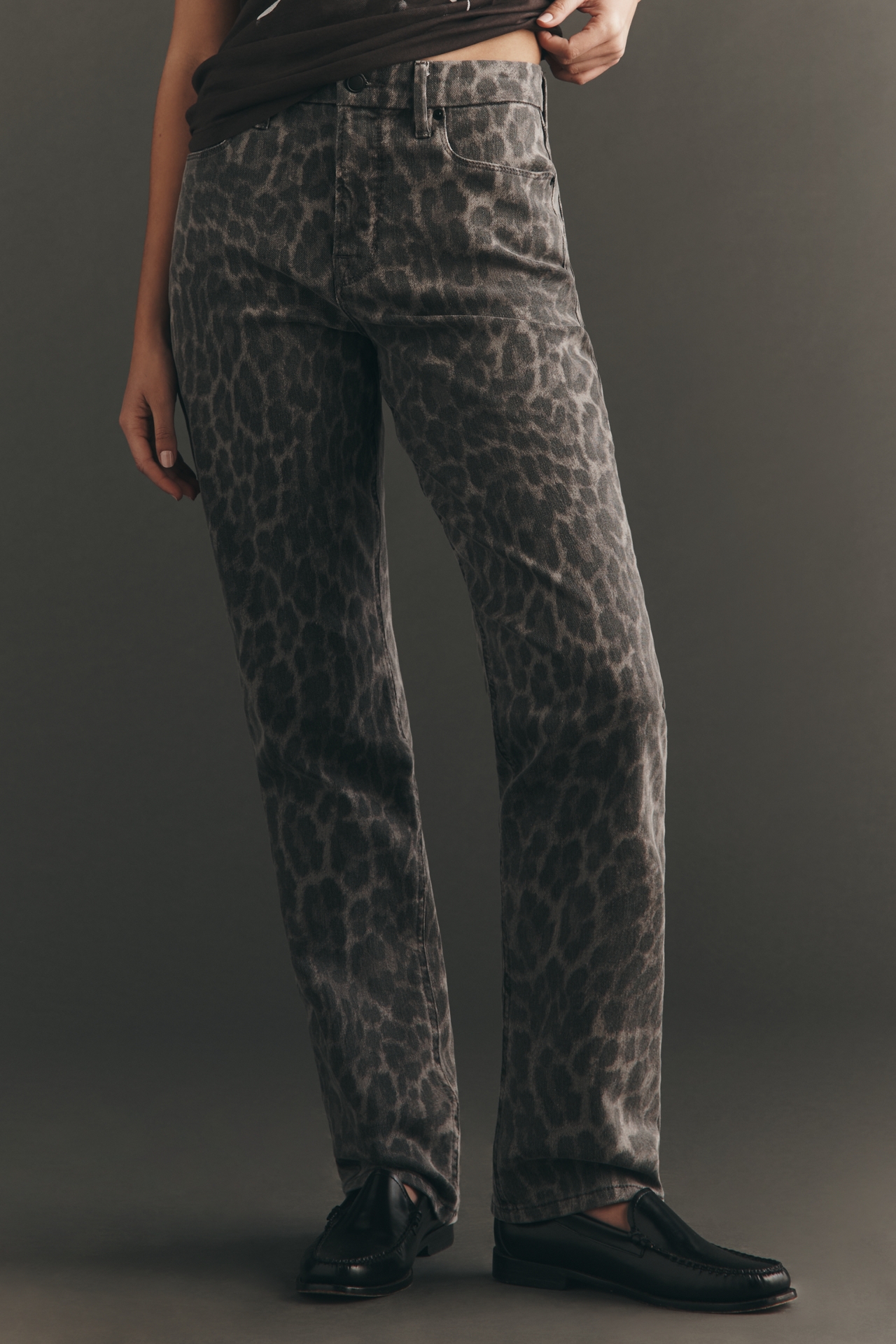 Good American Icon Straight-Leg Jeans