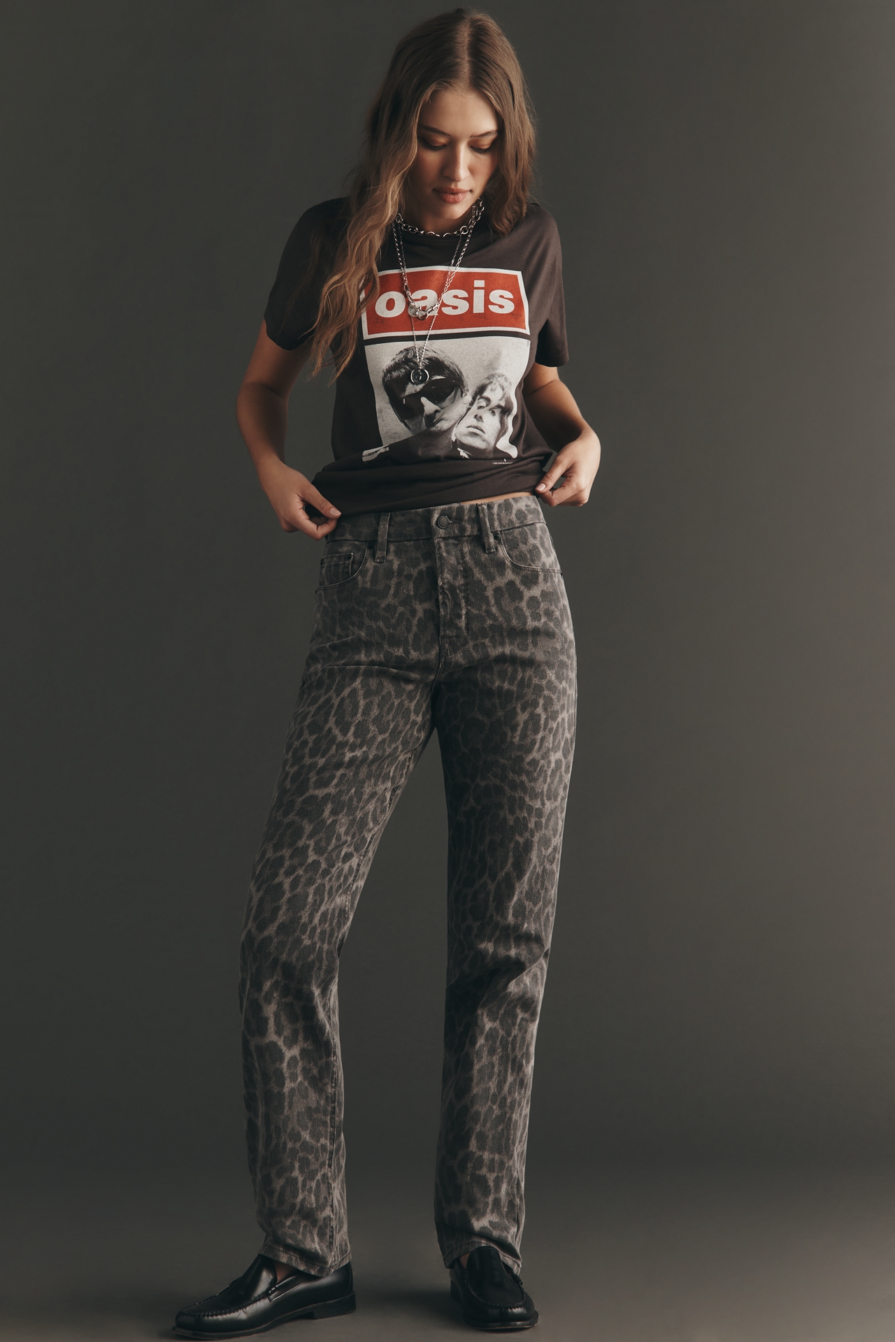 Good American Icon Straight-Leg Jeans