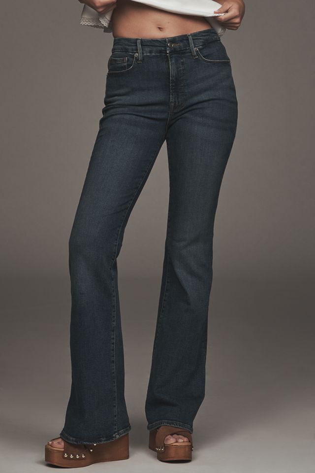 Good American Good Legs High-Rise Flare Jeans #1
