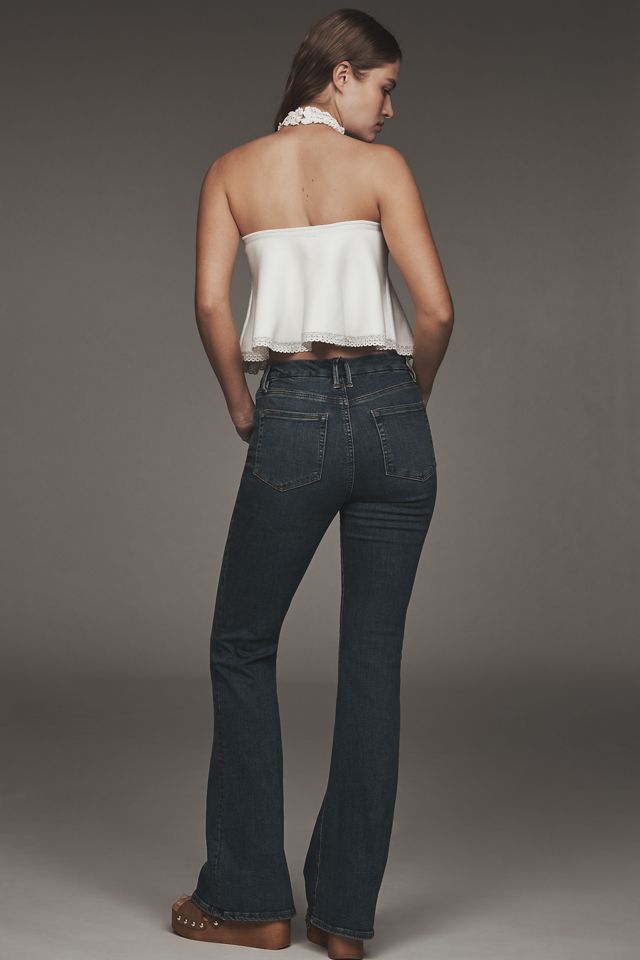 Good American Good Legs High-Rise Flare Jeans #2