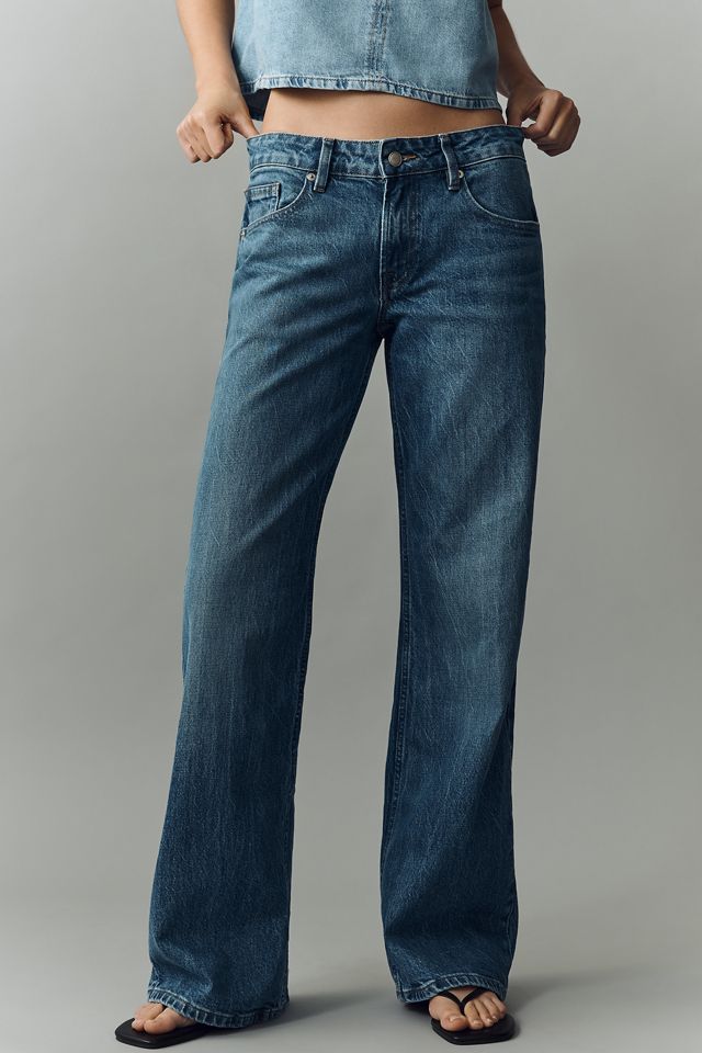 Good American Vintage Low-Rise Loose Wide-Leg Jeans #1