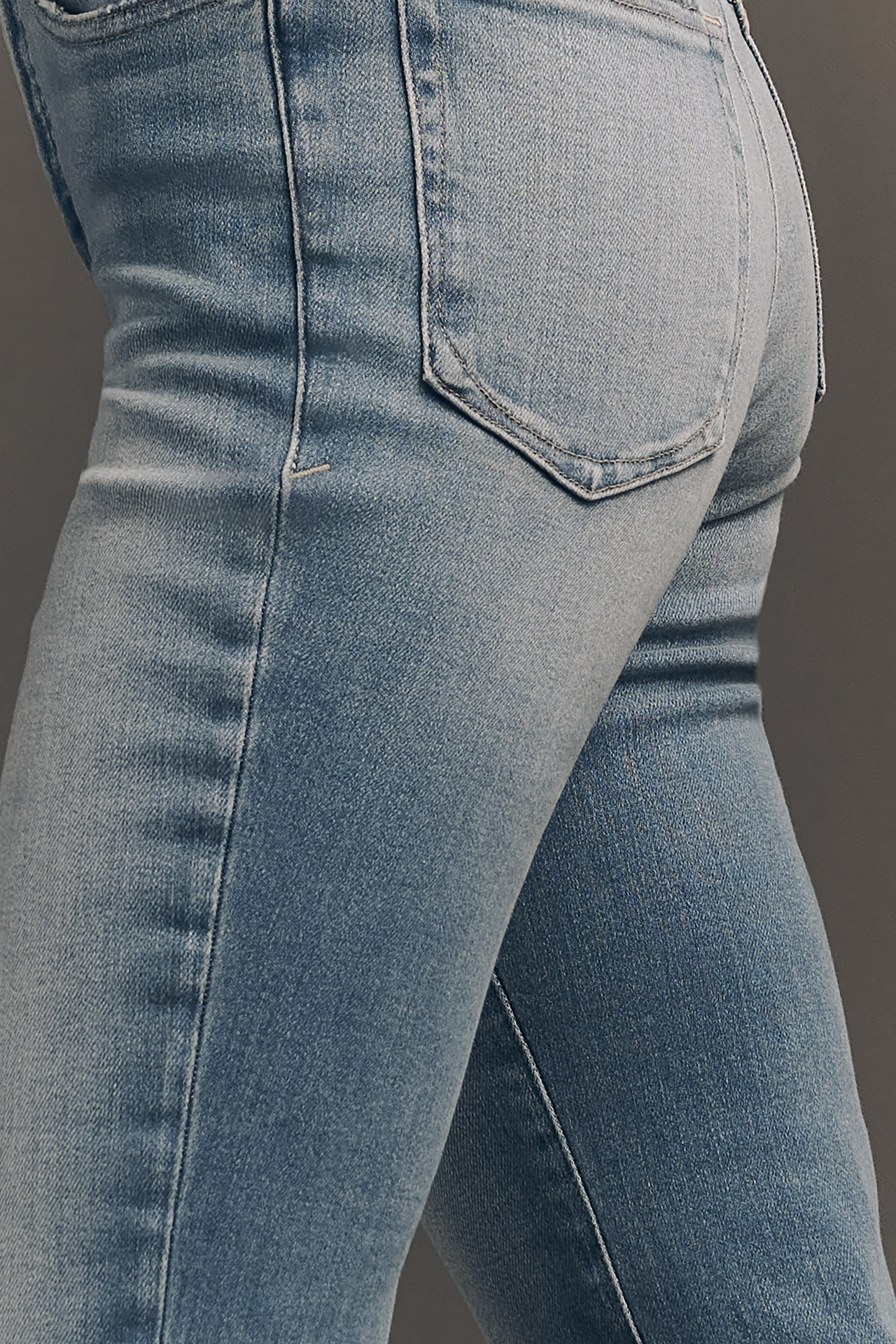 Good American Soft-Tech Legs High-Rise Straight-Leg Jeans