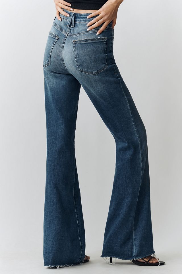Good American Good Legs Mid-Rise Flare Jeans #3