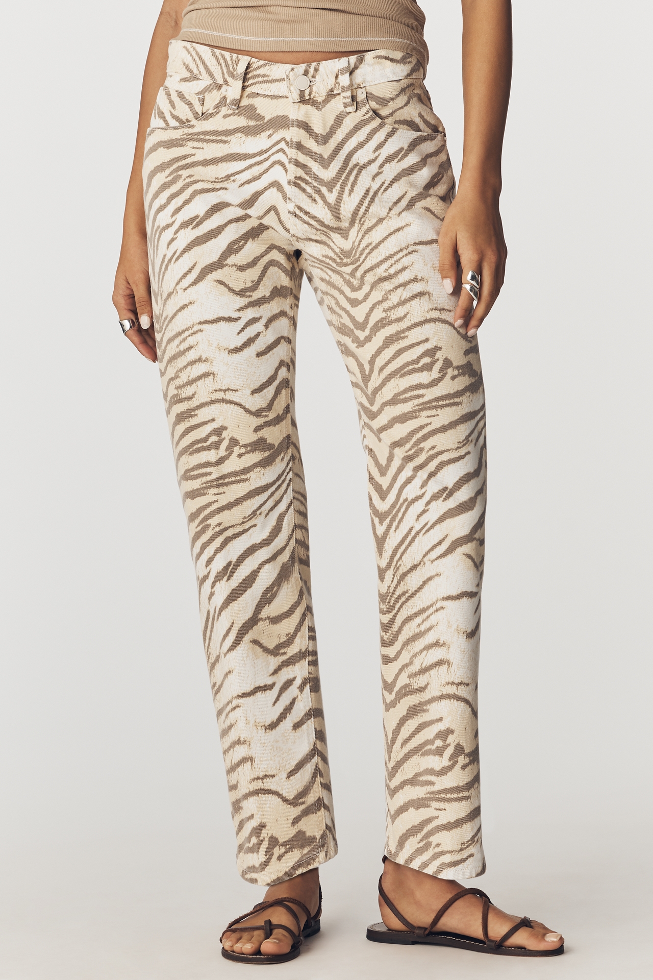 Good American Vintage Straight Mid-Rise Straight-Leg Jeans