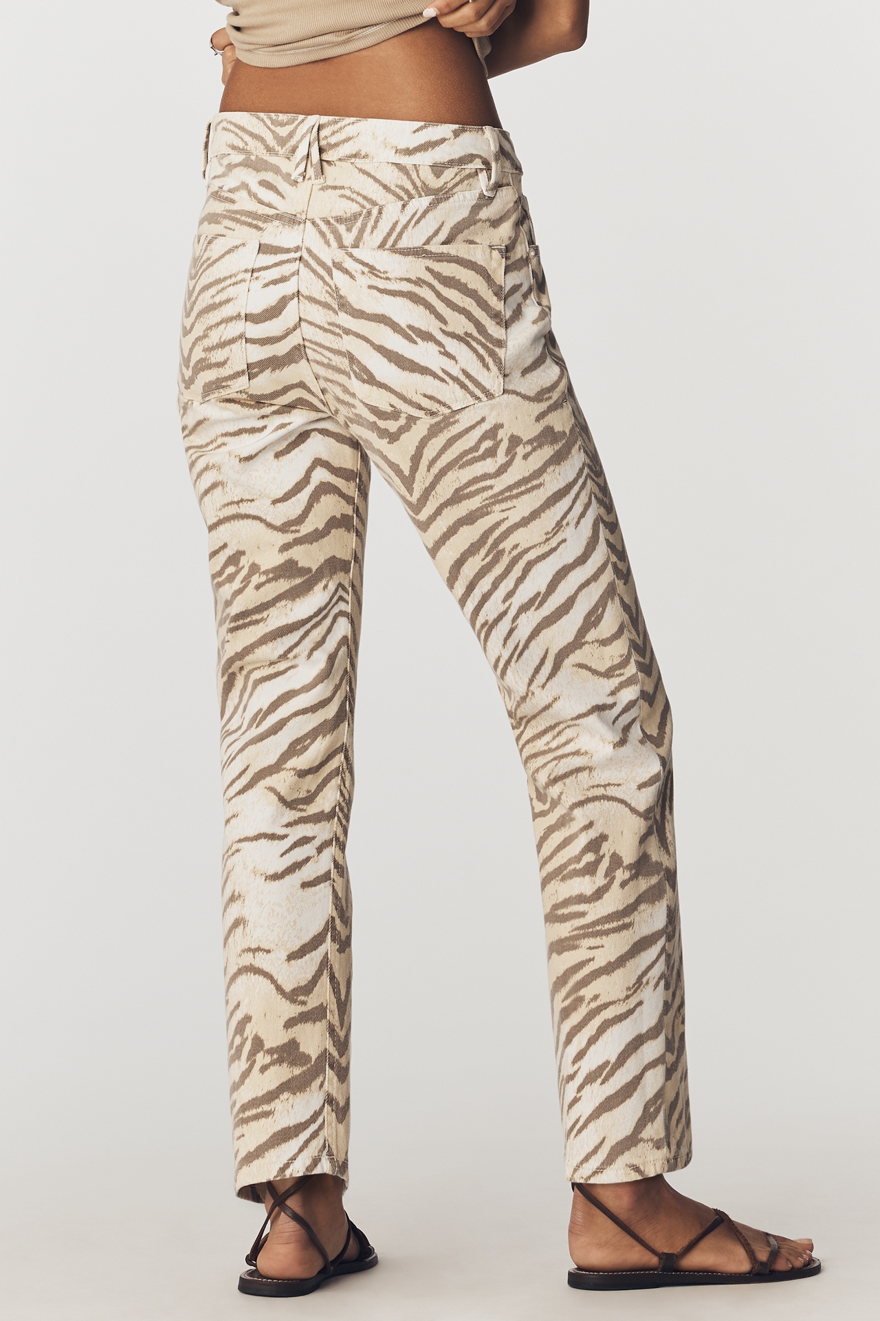 Good American Vintage Straight Mid-Rise Straight-Leg Jeans