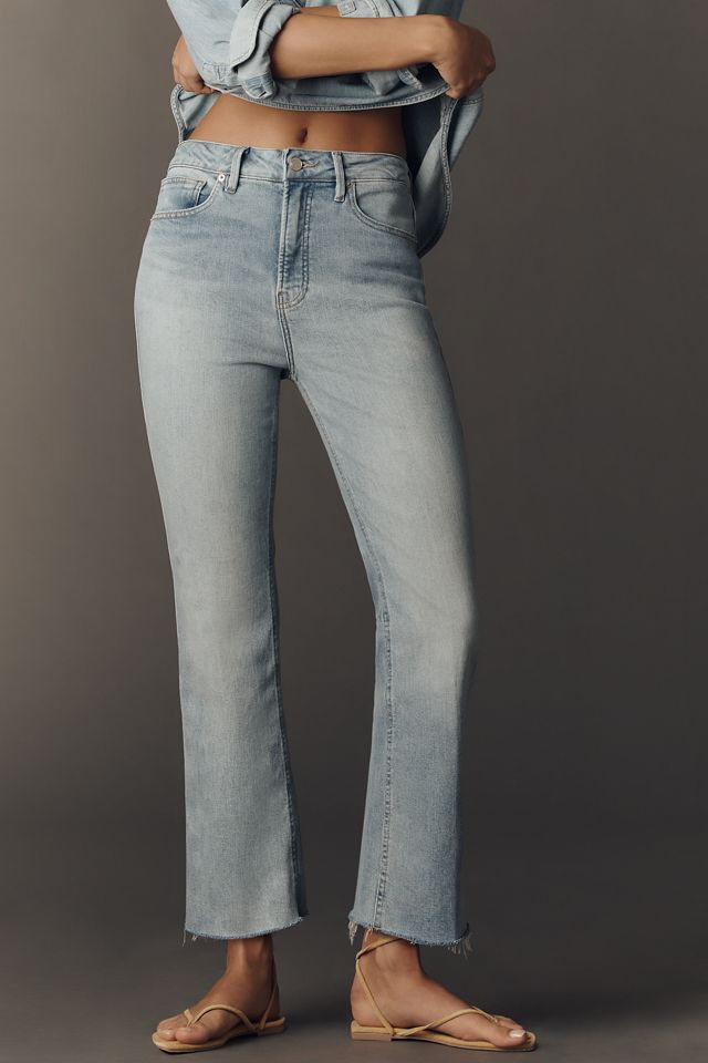 Good American Good Kick High-Rise Flare Jeans #1