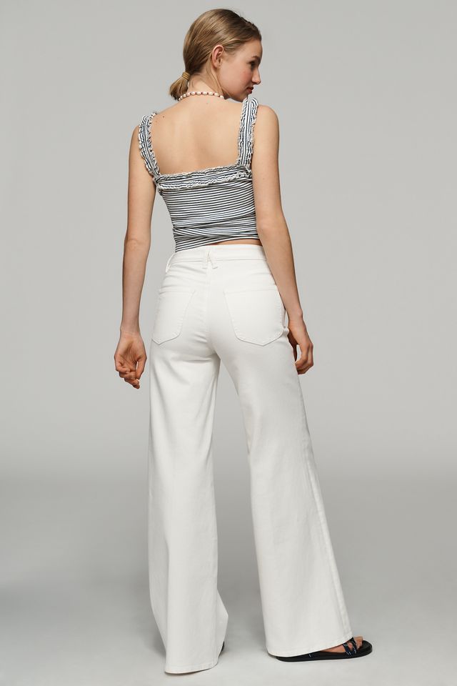 Good American Good Waist High-Rise Palazzo Pants #3