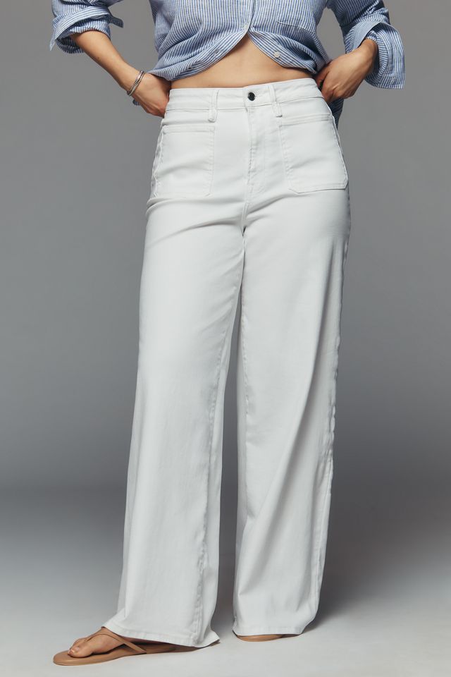 Good American Good Waist High-Rise Palazzo Pants #5