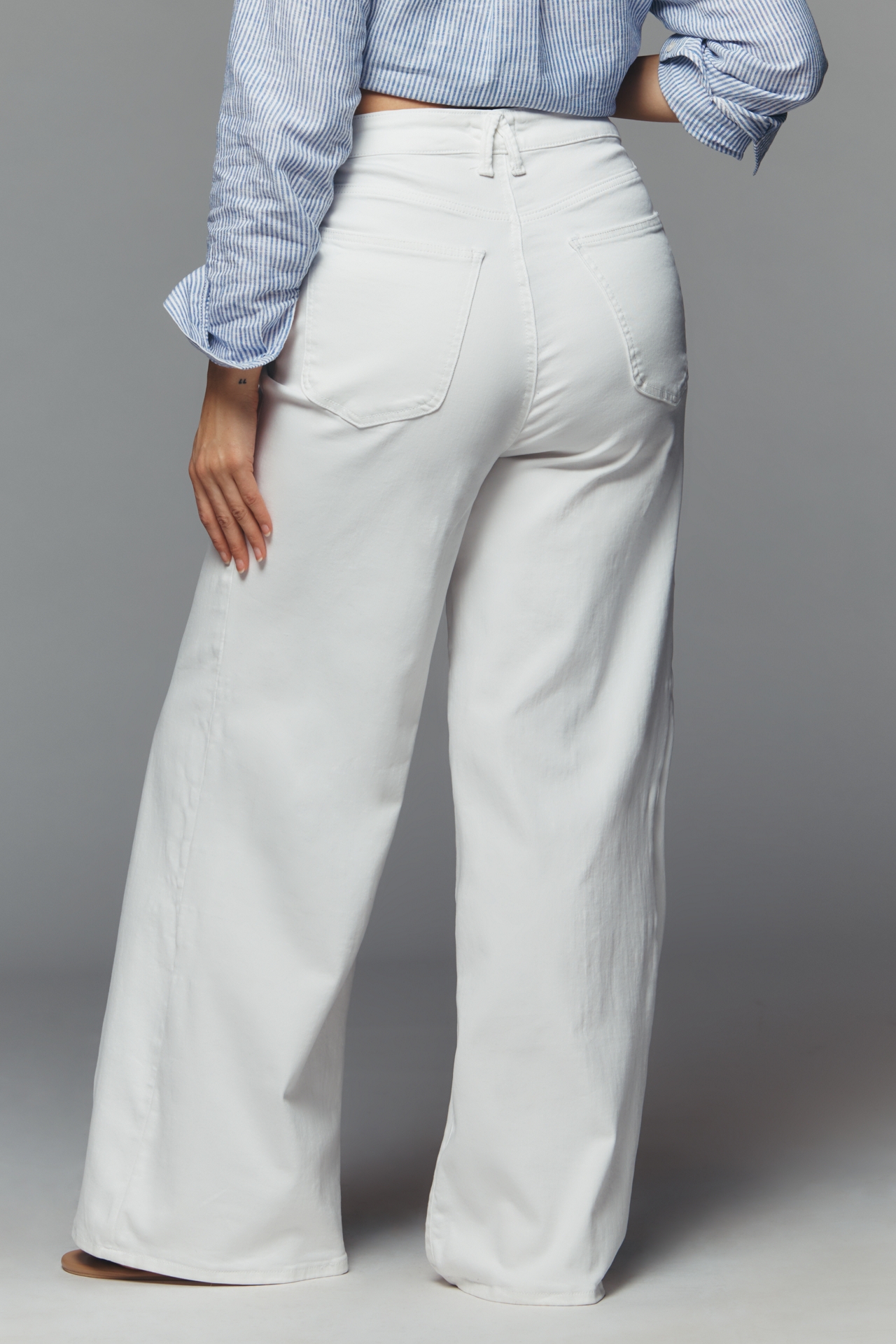 Good American Waist High-Rise Palazzo Pants