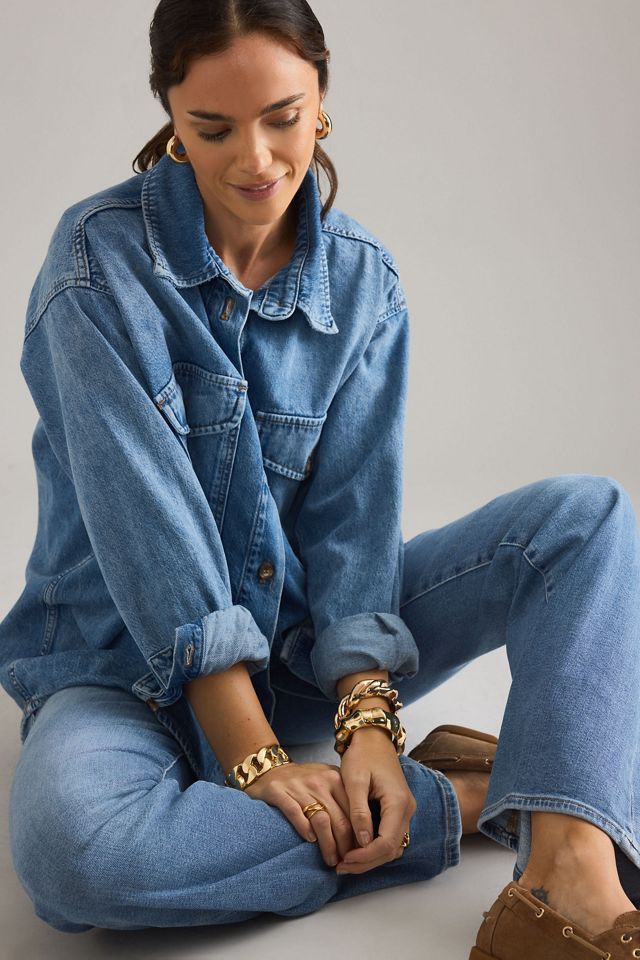 Jeans a zampa Good Legs Patch Pocket di Good American #4