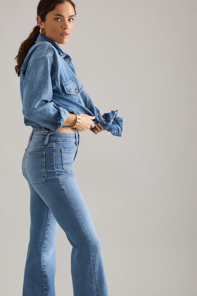 Jeans a zampa Good Legs Patch Pocket di Good American #2