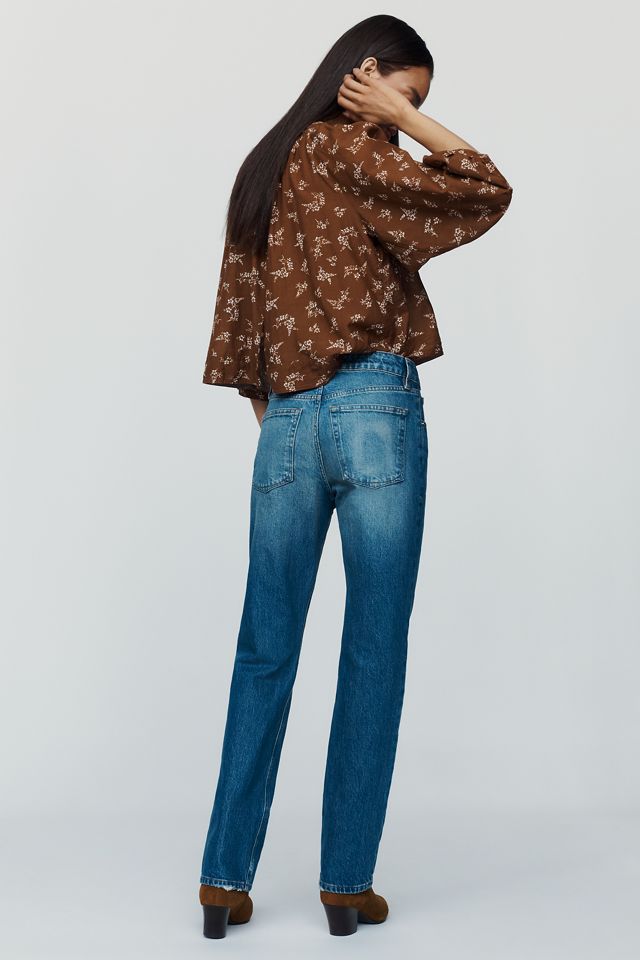 Good American Mid-Rise Straight-Leg Jeans #2