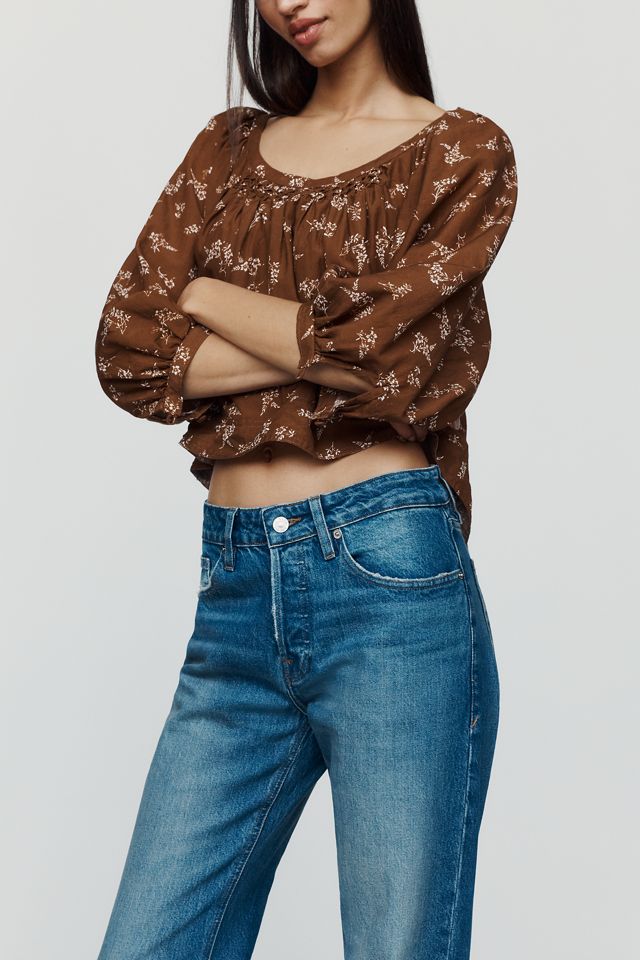 Good American Mid-Rise Straight-Leg Jeans #4
