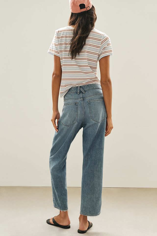 Good American Weightless Mid-Rise Relaxed Jeans #4