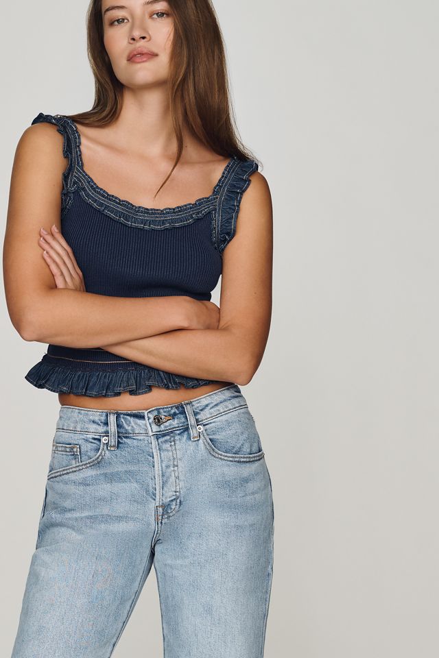 Good American Vintage Low Rise Relaxed Flare Jeans | Anthropologie