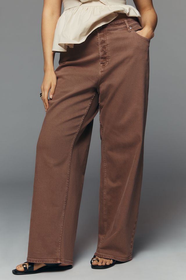 Good American Vintage High-Rise Wide-Leg Jeans #5