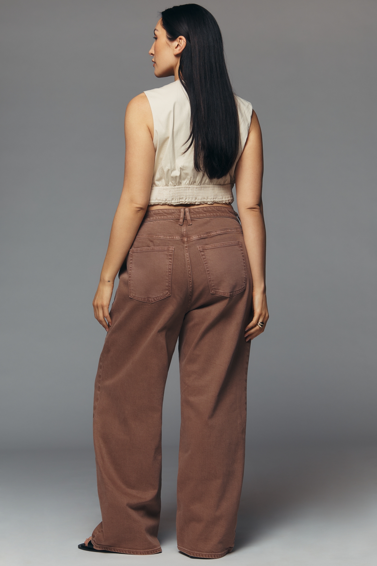 Good American Vintage High-Rise Wide-Leg Jeans