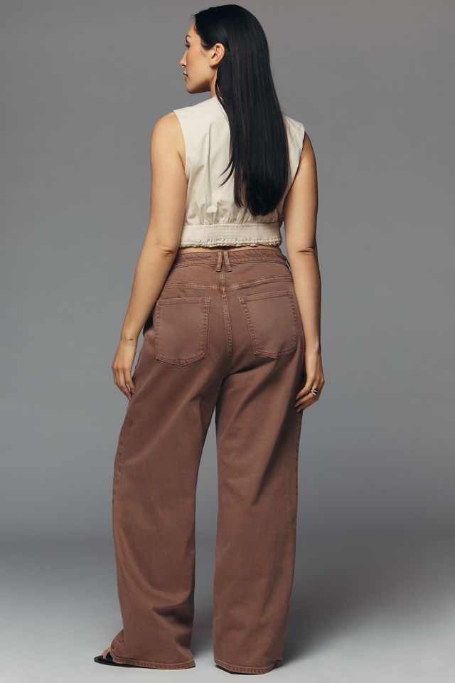 Good American Vintage High-Rise Wide-Leg Jeans #6
