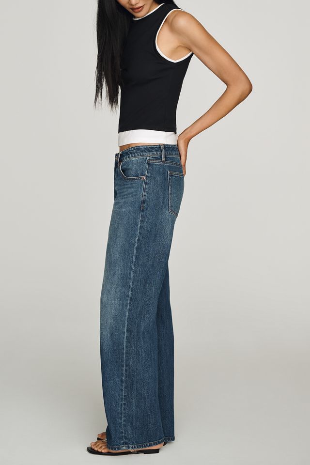 Good American Low Loose Low-Rise Wide-Leg Jeans #1