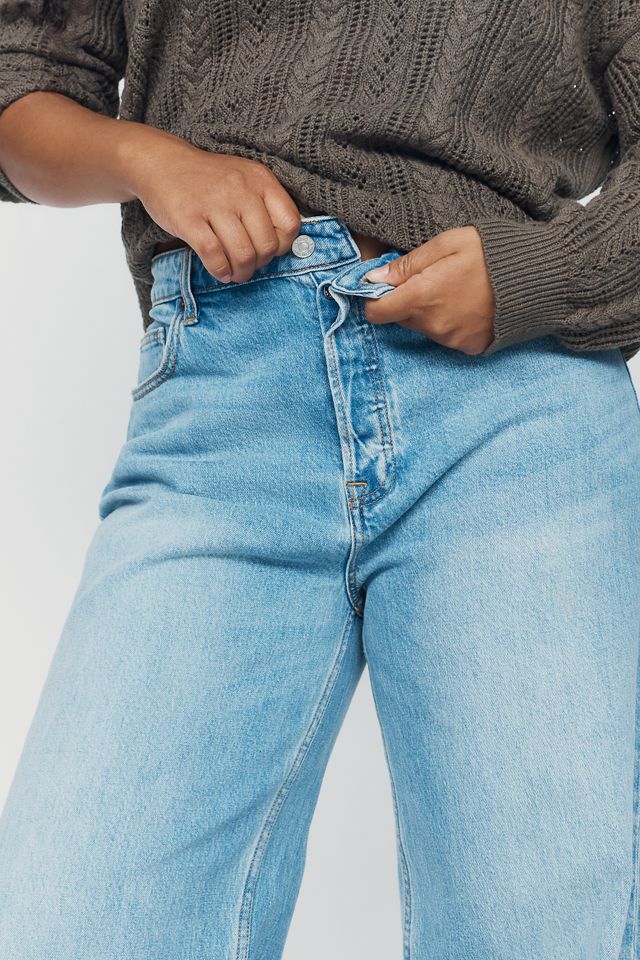 Good American Vintage High-Rise Wide-Leg Jeans #5