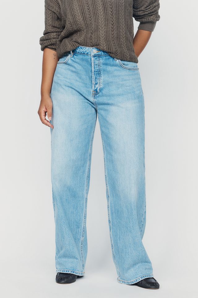 Good American Vintage High-Rise Wide-Leg Jeans #6