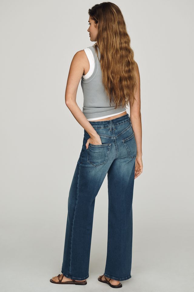 Good American Good Waist Petite High-Rise Palazzo Jeans #2