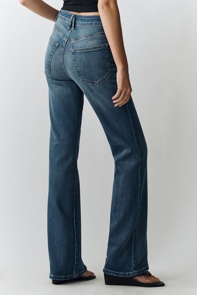 Good American Soft Tech Good Classic High-Rise Bootcut Jeans #3