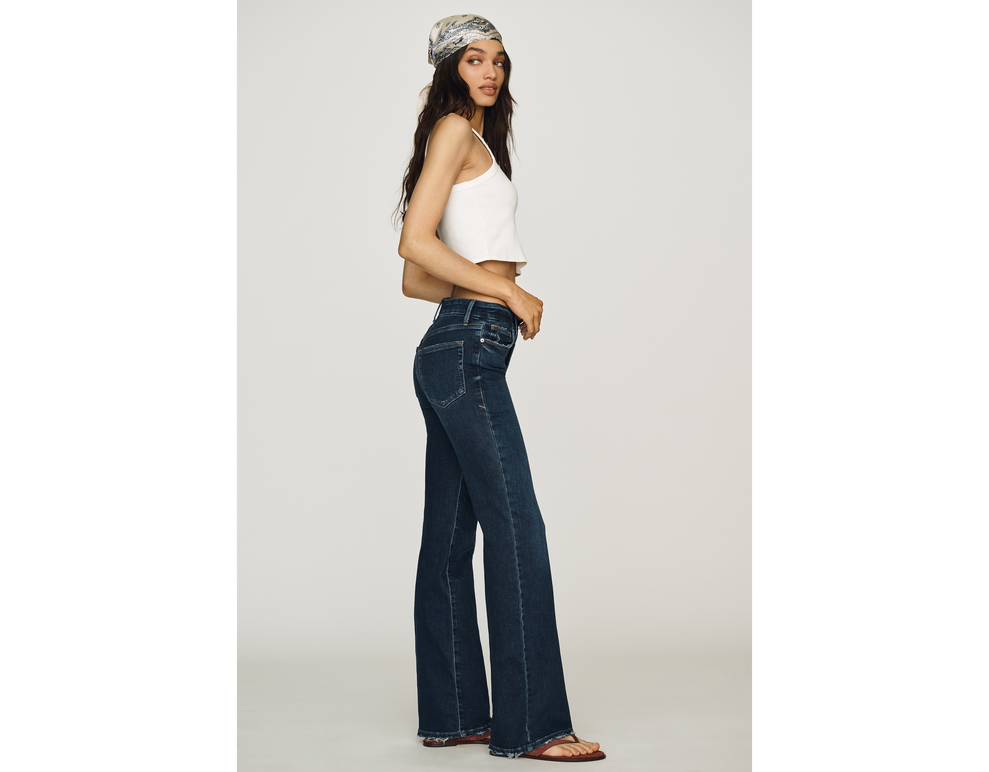 Good American Soft Tech Classic High Rise Bootcut Jeans