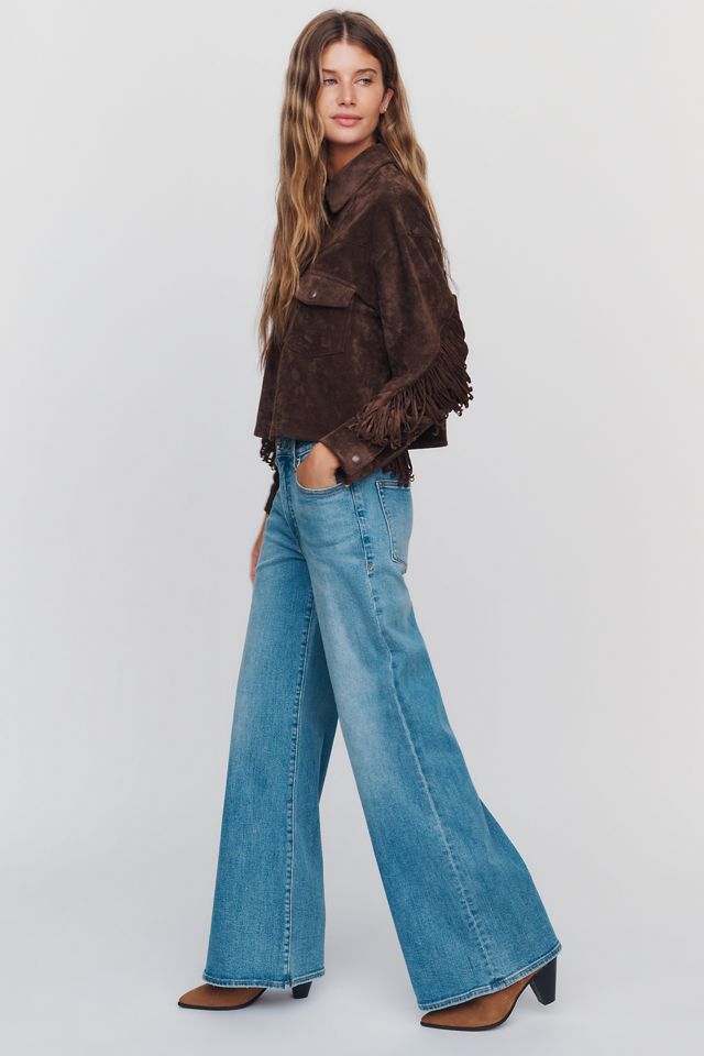 Good American High-Rise Wide-Leg Palazzo Jeans #2