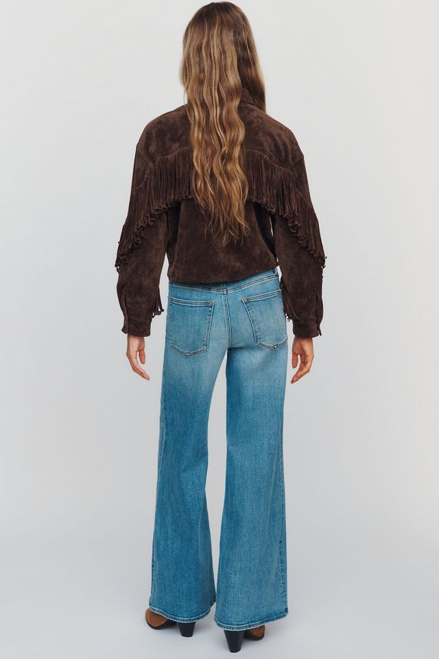 Good American High-Rise Wide-Leg Palazzo Jeans #3