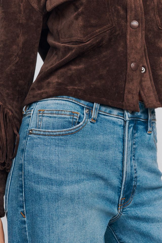 Good American High-Rise Wide-Leg Palazzo Jeans #4