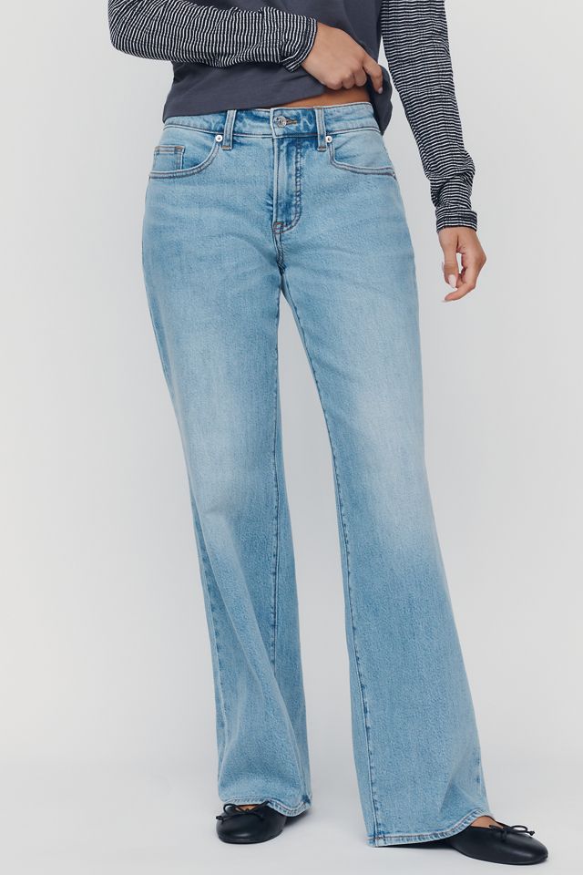 Good American Low-Rise Loose Wide-Leg Jeans #1