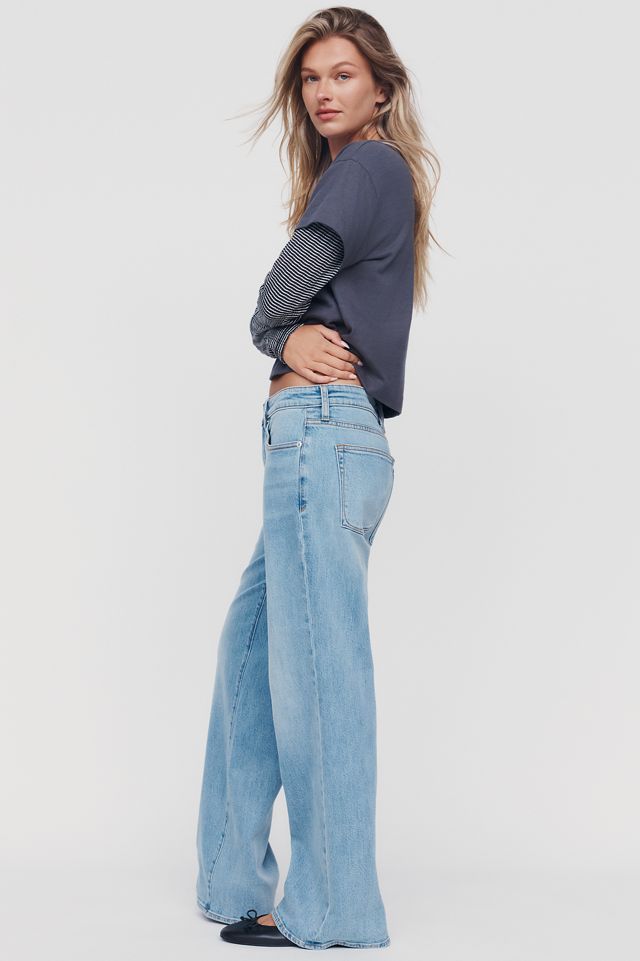 Good American Low-Rise Loose Wide-Leg Jeans #2