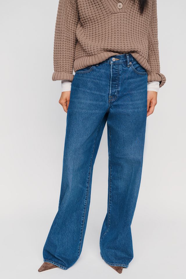 Good American Vintage Low-Rise Wide-Leg Jeans #2