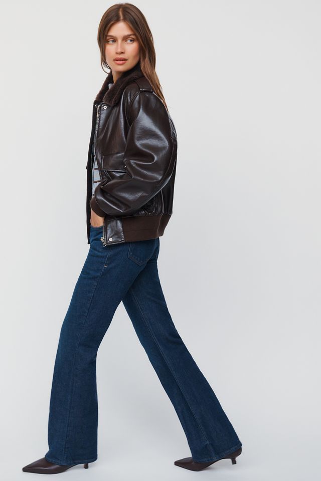 Good American Ghost Waist Low-Rise Bootcut Jeans #2